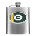 Simran Green Bay Packers 8-oz Stainless Steel Hip Flask