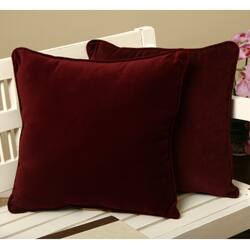 Cotton Velvet Decorative Pillows (Set of 2)