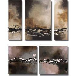 Laurie Maitland 'Tobacco and Chocolate' 5-piece Canvas Art Set - Bed Bath &  Beyond