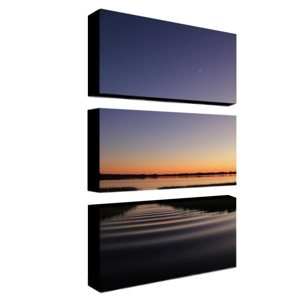 Patty Tuggle 'Sun Down, Moon Up' 3-piece Art Set