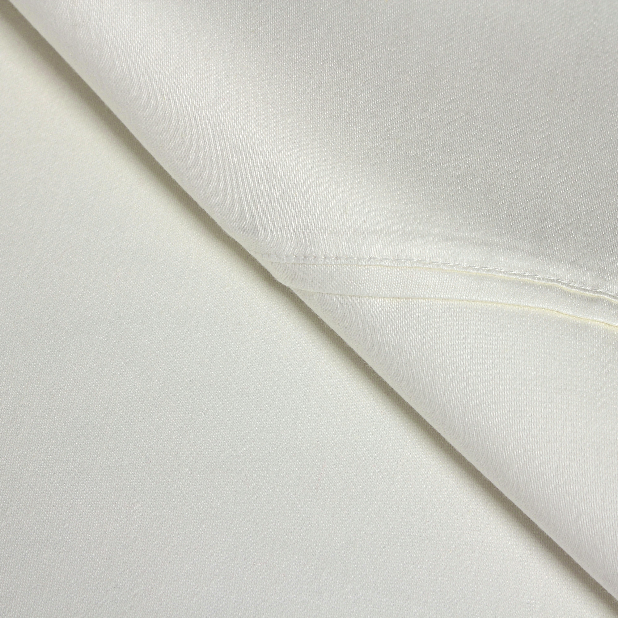 Elite Home Products Lancaster Sateen 1000 Cotton Blend Thread Count 6  Piece Sheet Set Off White Size Queen