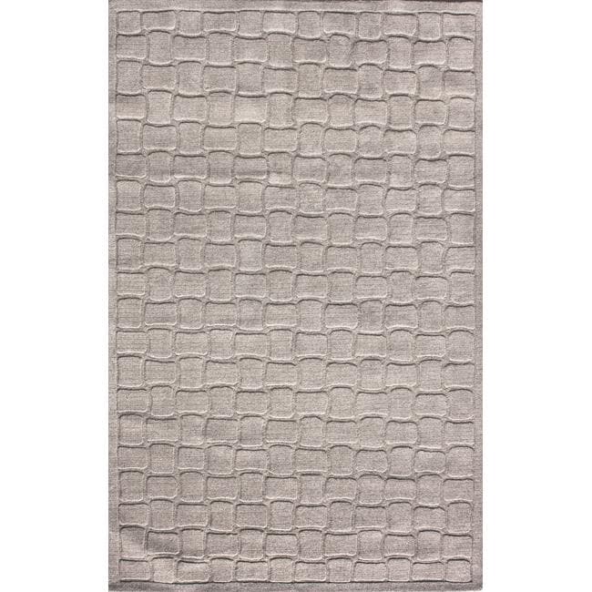 Nuloom Hand tufted Prive Grey Brick Rug (76 X 96)