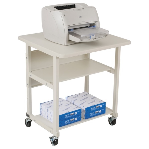 Shop Balt Grey Heavy-duty Mobile 3-shelf Laser Printer Stand - Free ...