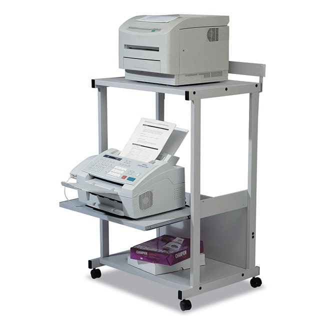 Shop Balt Max Stax Dual Purpose 3shelf Gray Printer Stand Free