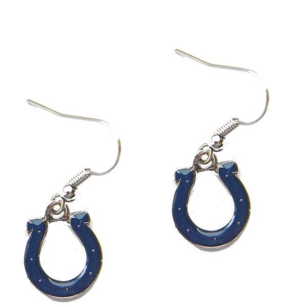 Indianapolis Colts Dangle Logo Earrings Free Shipping On Indianapolis Colts Dangle Logo Earrings