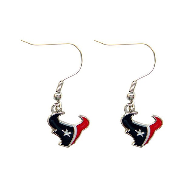 Houston Texans Dangle Logo Earrings