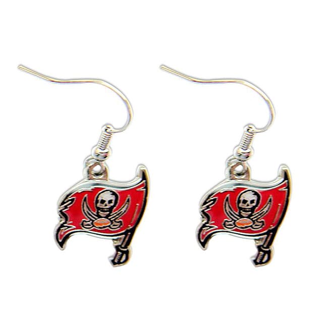 Tampa Bay Buccaneers Dangle Logo Earrings