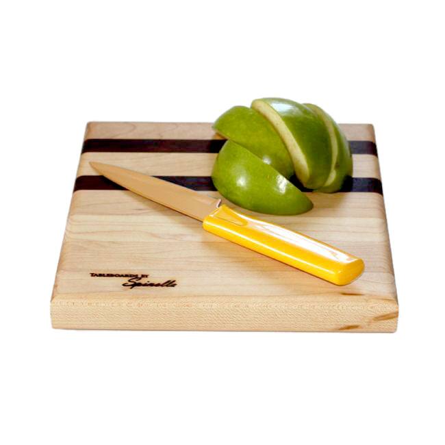 U-Board Small Hard Maple Wood and Walnut Cutting Board