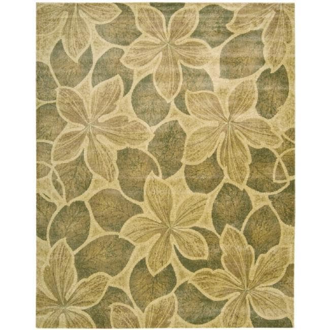 Nourison Chambord Gold Floral Rug (23 X 39)