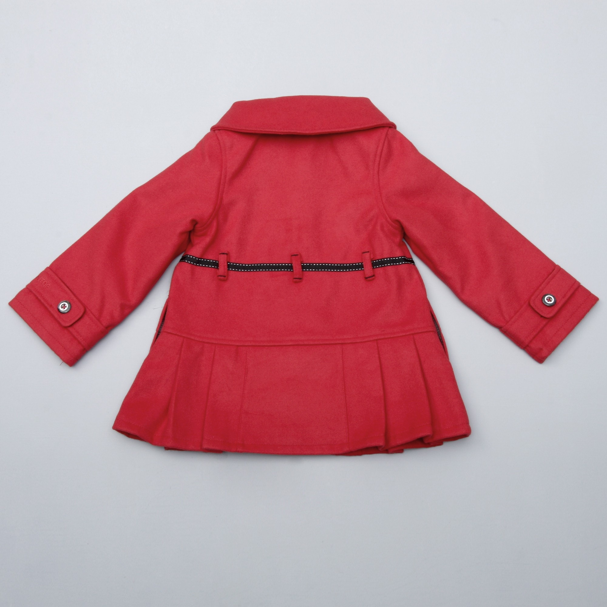 london fog red wool coat