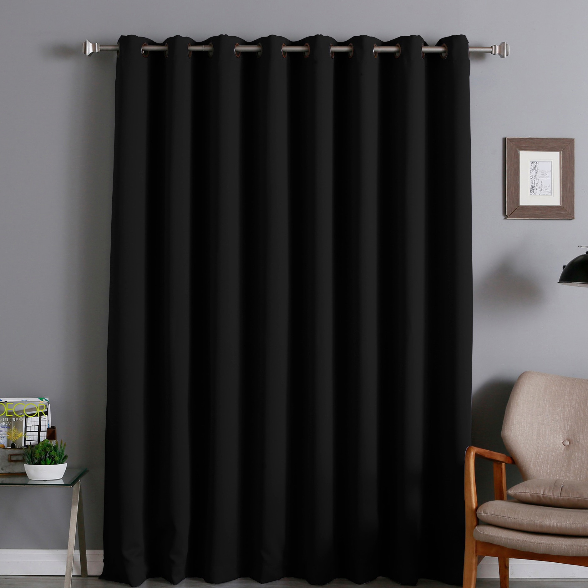 Aurora Home Extra Wide Thermal 96 Inch Blackout Curtain Panel 100 X 96 100 X 96 On Sale Overstock 5793846