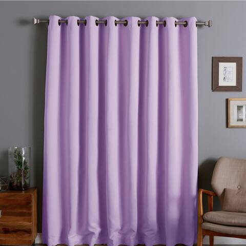 Aurora Home Extra Wide Thermal 96-inch Blackout Curtain Panel - 100 x 96 - 100 x 96