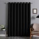 preview thumbnail 8 of 17, Aurora Home Extra-wide 100x84-inch Thermal Blackout Curtain Panel - 100 x 84 Black - 1 Panel