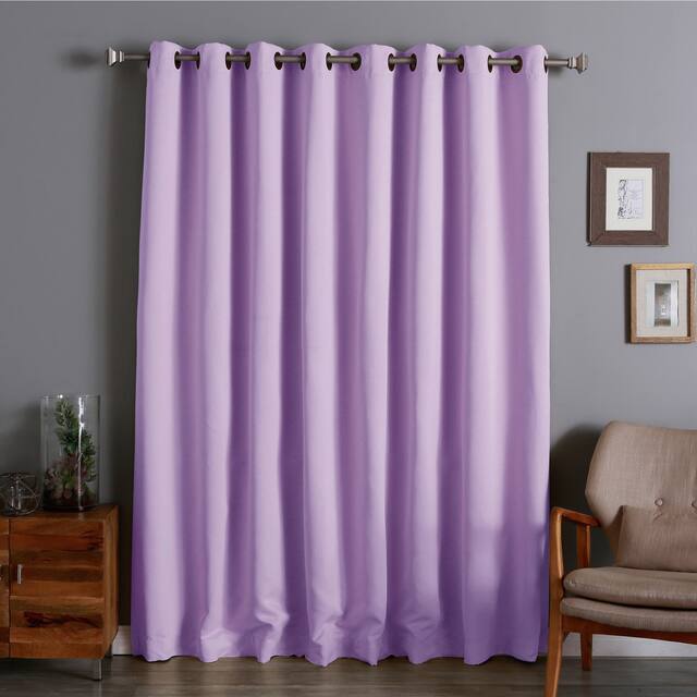 Aurora Home Extra-wide 100x84-inch Thermal Blackout Curtain Panel - 100 x 84 - Sky Blue - 1 Panel