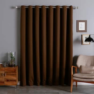 Aurora Home Extra-wide 100x84-inch Thermal Blackout Curtain Panel. - 100 x 84