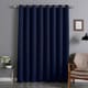 preview thumbnail 9 of 17, Aurora Home Extra-wide 100x84-inch Thermal Blackout Curtain Panel - 100 x 84 Navy - 1 Panel