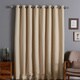 preview thumbnail 13 of 17, Aurora Home Extra-wide 100x84-inch Thermal Blackout Curtain Panel - 100 x 84 Beige - 1 Panel