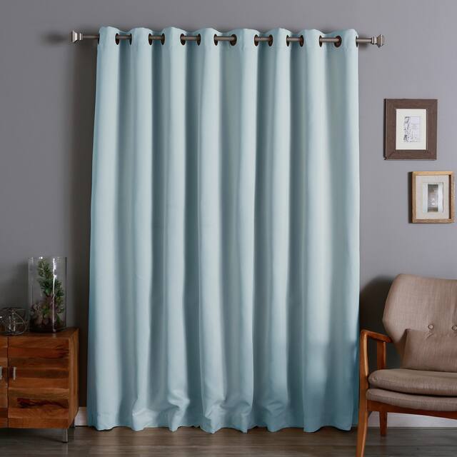 Aurora Home Extra-wide 100x84-inch Thermal Blackout Curtain Panel - 100 x 84 - Lavender - 1 Panel