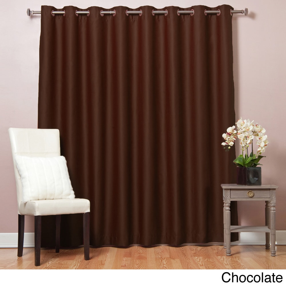 Extra Width Thermal 84 Inch Blackout Curtain Panel