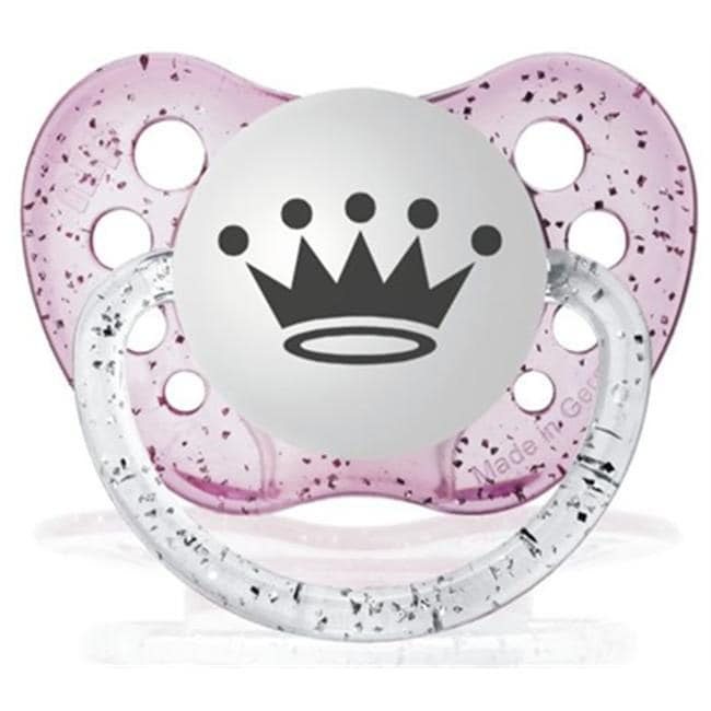 Shop Personalized Pacifiers Princess Crown Pacifier In Pink Free Shipping On Orders Over