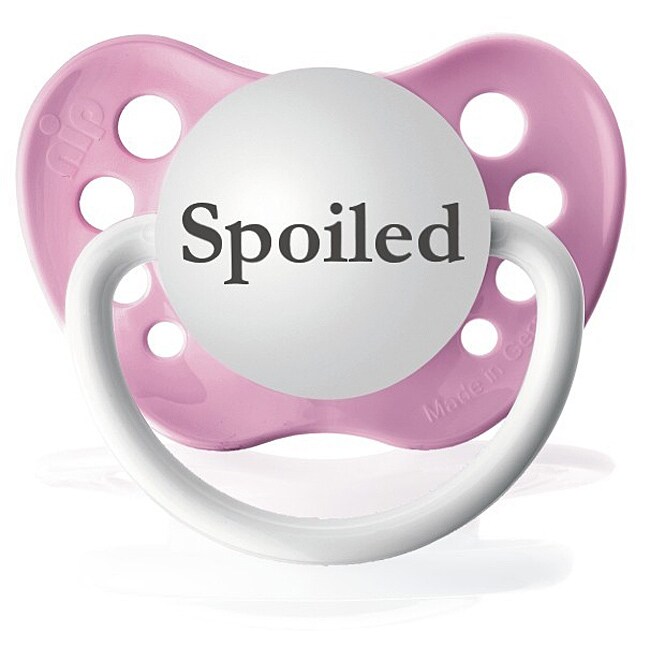 Personalized Pacifiers Pink Spoiled Pacifier Free Shipping On Orders Over Overstock Com
