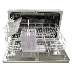 Shop Spt Silver Portable Countertop Dishwasher Free Shipping