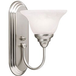 Shop Indoor 1-light Brushed Nickel Wall Sconce - Free Shipping On ...