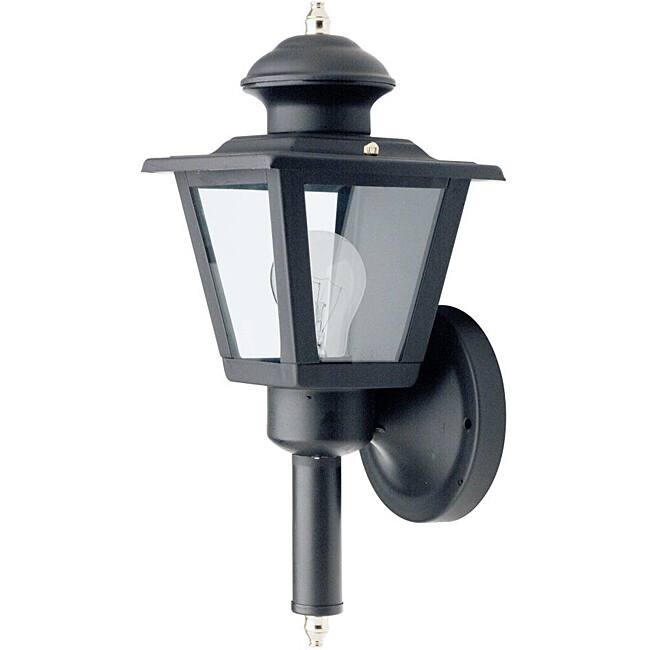 Traditional 1-light Black Outdoor Wall Light