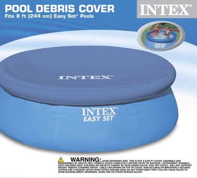 Intex Round Easy Set Pool Cover (8 x 12)