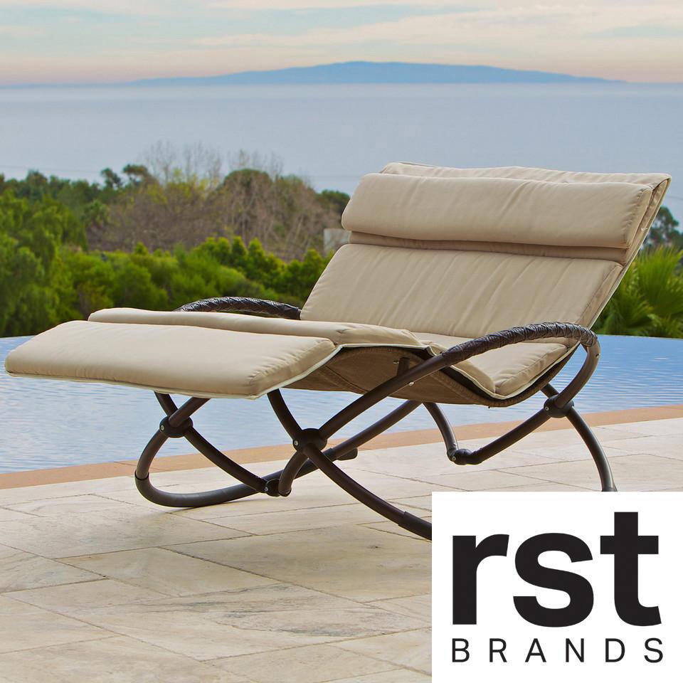 RST Delano Double Orbital with Cushion Lounger Set