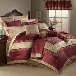 Shop Florentina Garnet King Size 22 Piece Bed In A Bag With Two