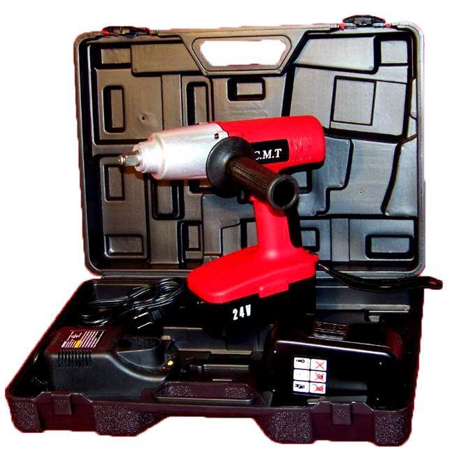 OEM 24-volt Cordless Impact Wrench Driver with 2 Batteries
