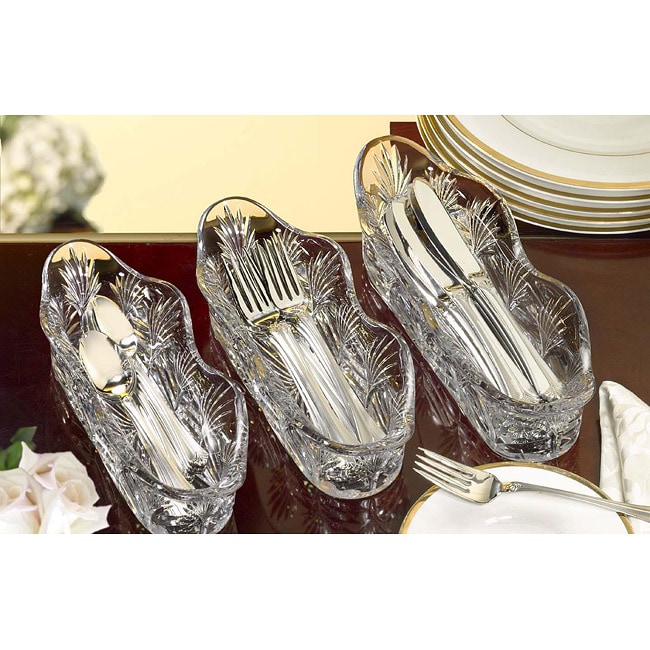 Fifth Avenue Crystal Portico Utensil Caddies (set Of 3)