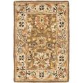 Safavieh Micro Hand-hooked Chelsea Kerman Brown Wool Rug (1'8 x 2'6)