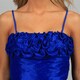 calvin klein strapless foldover gown