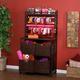 preview thumbnail 1 of 5, Burnet Espresso Craft Storage Rack and Baskets