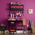 Harper Blvd Burnet Espresso Wall Mount Craft Storage Rack