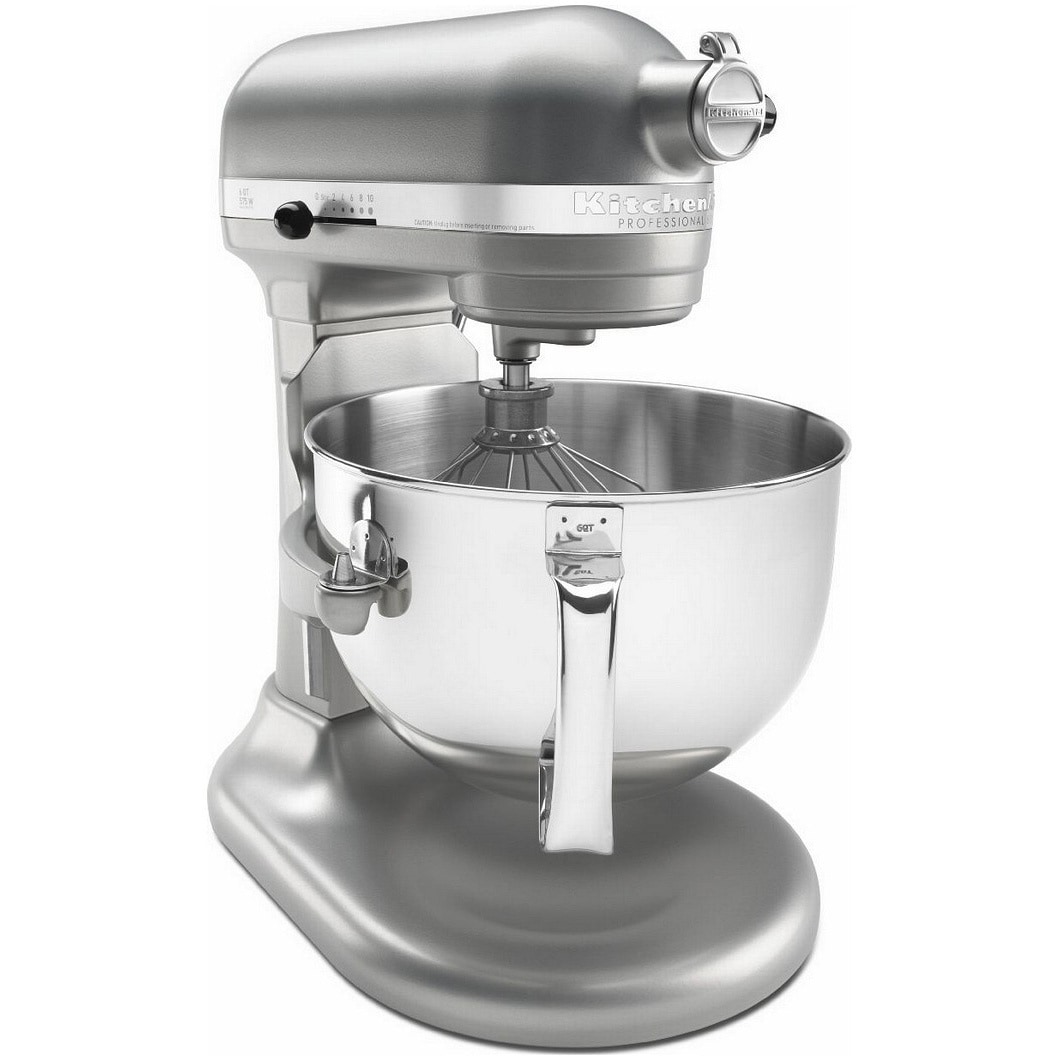 KitchenAid RKP26M1XNP Nickel Pearl 6-quart Pro 600 Bowl-Lift Stand Mixer  (Refurbished) - Bed Bath & Beyond - 5808825