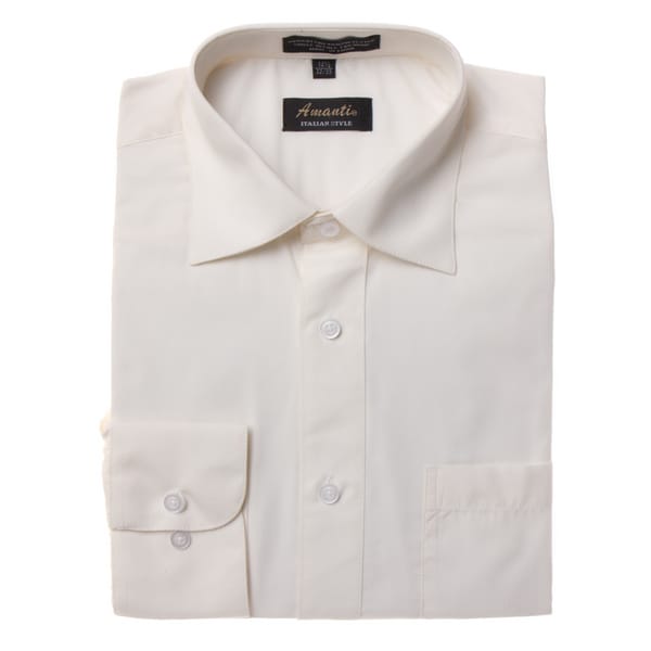 Ivory White Dress Shirt 10