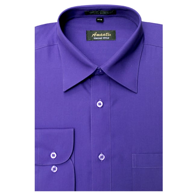 mens purple dress shirts