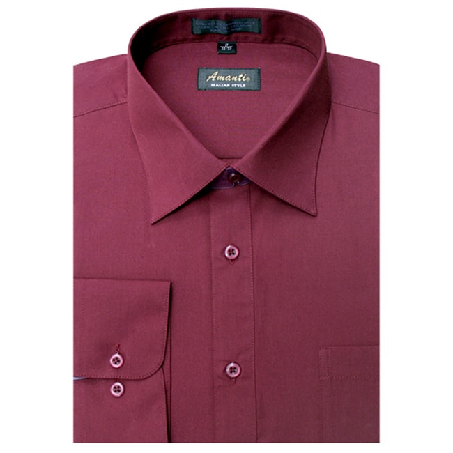 burgundy dress shirt mens outfit