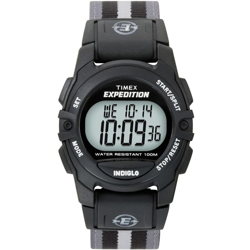 digital watch with velcro strap