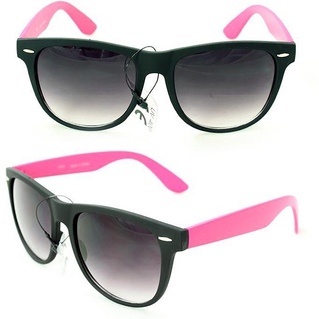 Mens 350c Black/ Pink Plastic Fashion Sunglasses