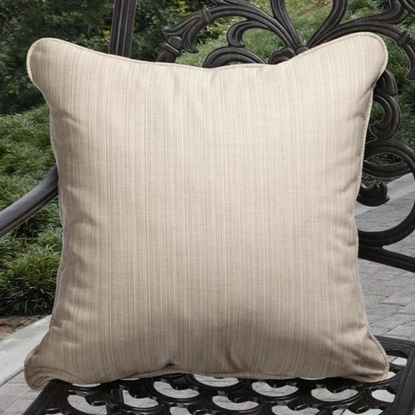 beige decorative pillows