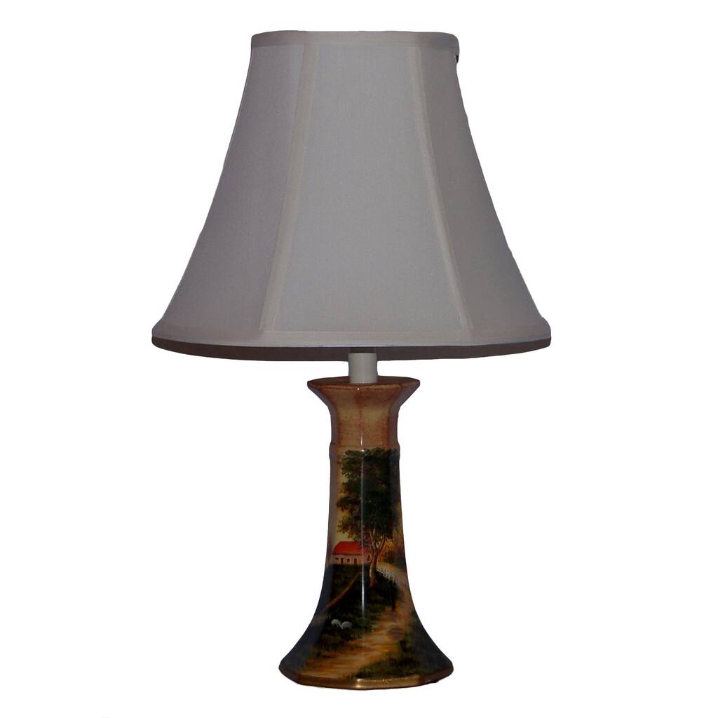 Country Farm Porcelain Table Lamp