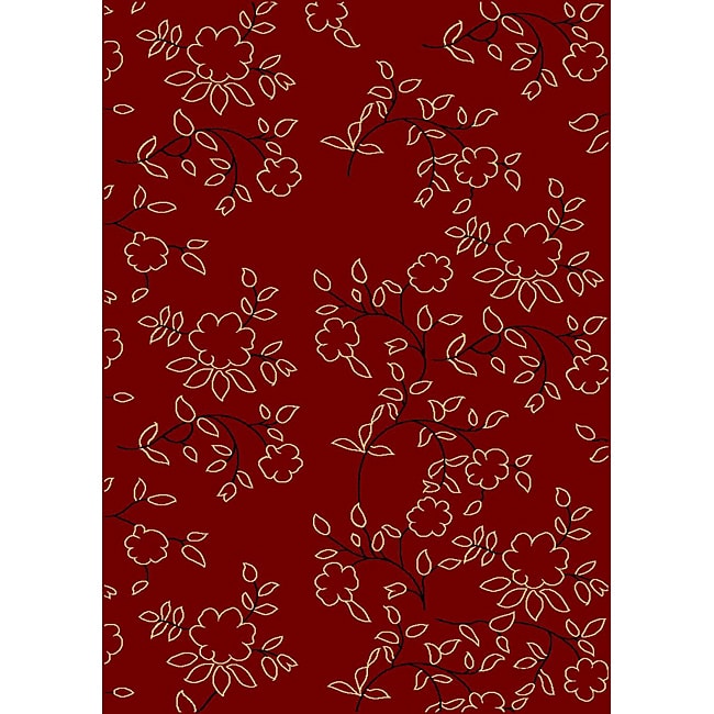 Impressions Red Area Rug (33 X 411)