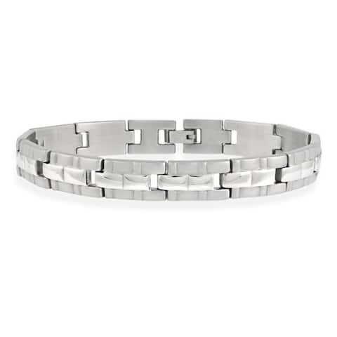 Mondevio Stainless Steel Men's Link Bracelet
