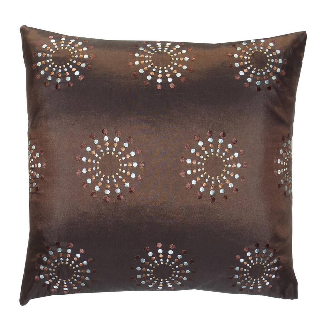 Brown Mayan Decorative Pillow