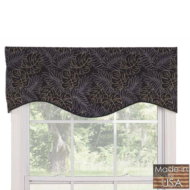 Midnight Breeze Shaped Valance