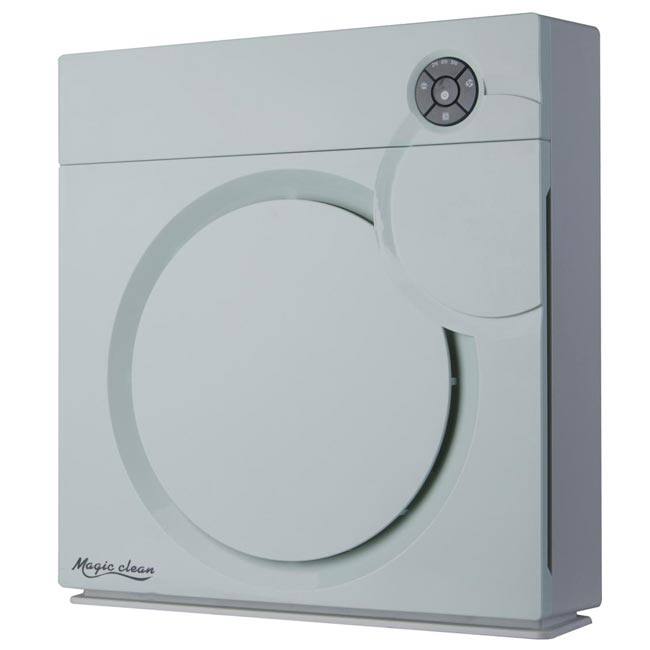 Sunpentown AC-7014G Moss Green HEPA Air Purifier with Ion Flow Technology